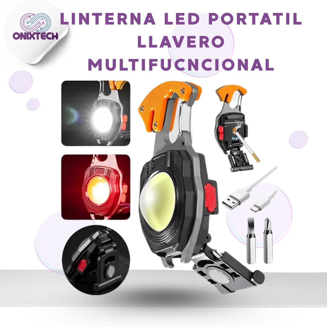 Miniatura 2 de LINTERNA LED PORTATIL LLAVERO MULTIFUCNC